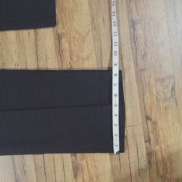 HALOGEN Black White Micro Print Taylor Fit Pleated Ankle Pants - Picture 11 of 12